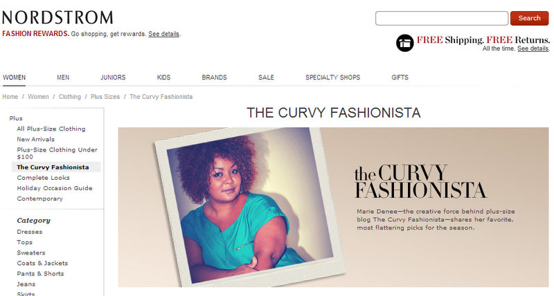 The Curvy Fashionista and Nordstrom Encore