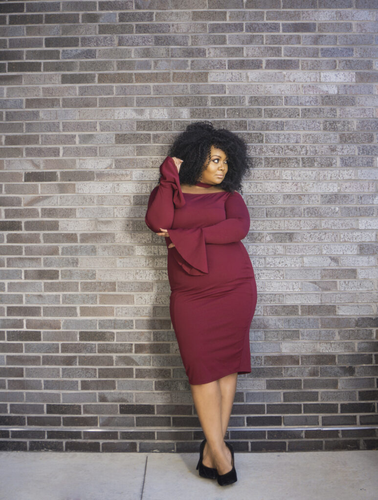 Marie Denee, Founder and creator of plus size media platform, The Curvy Fashionista