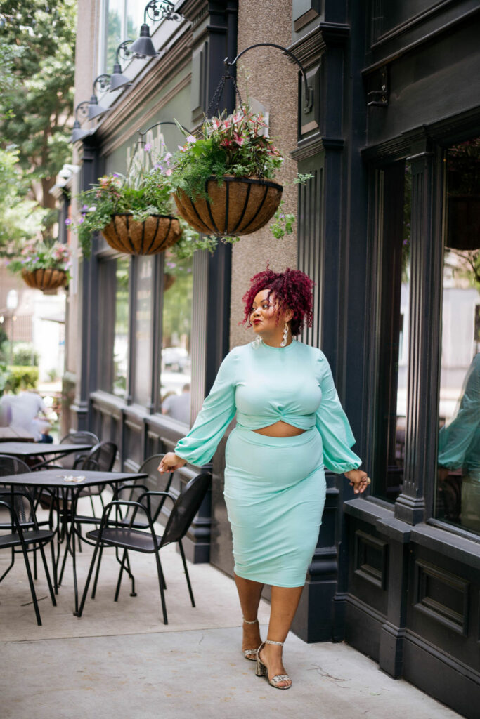 Marie Denee, Founder and creator of plus size media platform, The Curvy Fashionista